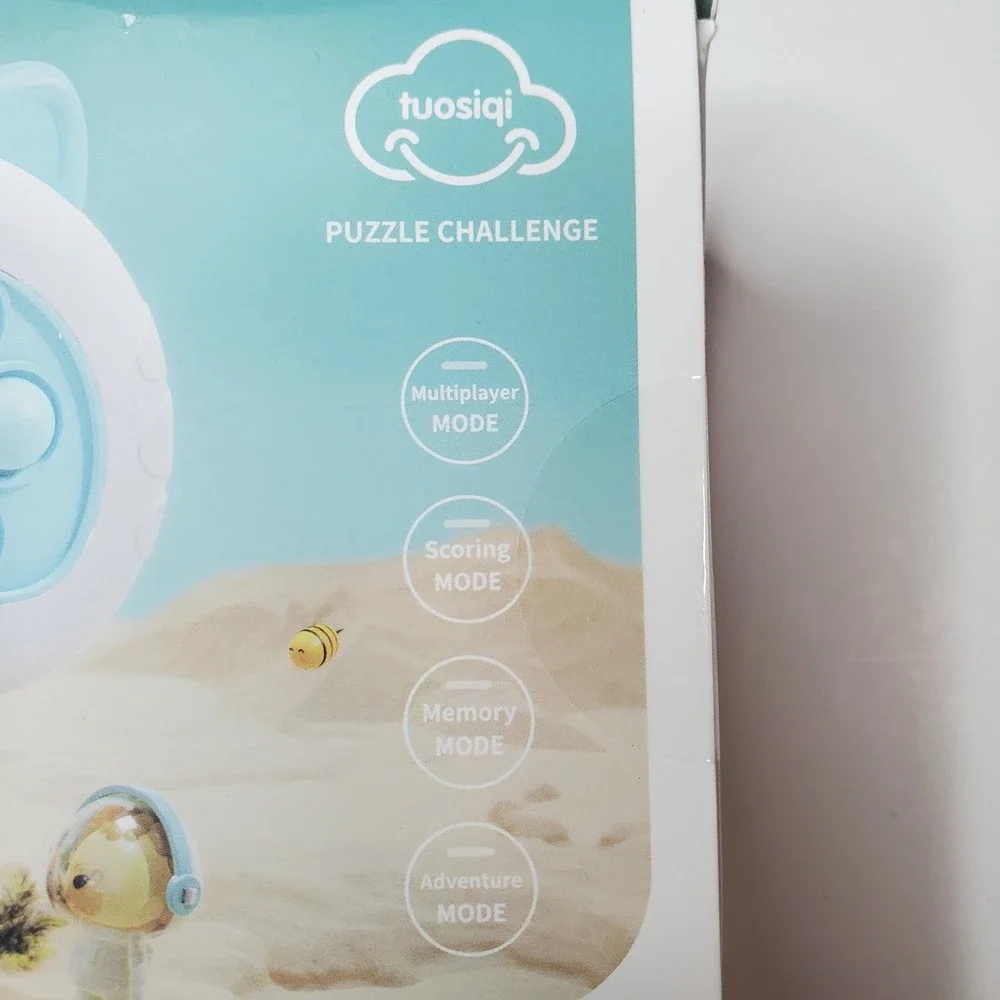 Tuosiqi Blue Cat Pop Fidget Puzzle Game Machine Handheld Electronic Toy 77-23A